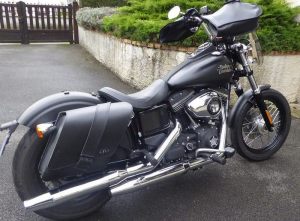 Sacoche Myleatherbikes Harley Dyna Street Bob_135